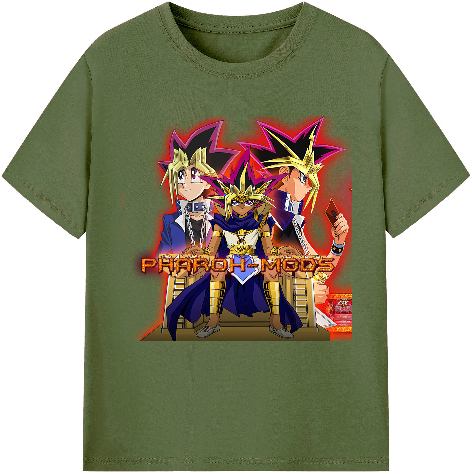 （画像用） 遊☆戯☆王 Yu-Gi-Oh! 綿100％半袖Tシャツ（フロントプリント）